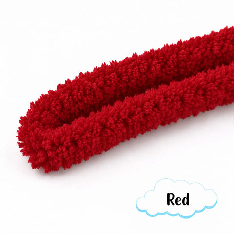 Premium wool Pipe Cleaner Plain Jumbo Coral Fleece Material Pipe Cleaners Chenille Stems Pipe Cleaner l Pack of 1 contains 1 meter length