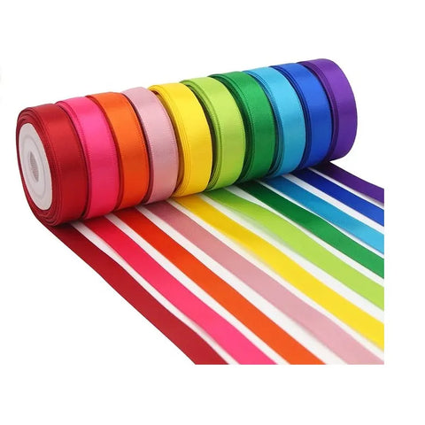 Shop our exquisite 1-inch ribbon rolls for all your decoration and gift wrapping needs. Each 25-yard roll is designed to enhance your creative projects.