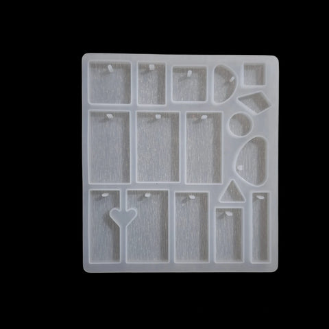 Silicone Earrings Necklace Pendant Mould DIY Handmade Resin Mold Jewelry Making