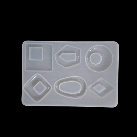 Silicone Earrings Necklace Pendant Mould DIY Handmade Resin Mold Jewelry Making