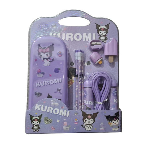 Discover the ultimate Sanrio stationery gift box featuring Kuromi, Melody, and Cinnamoroll. Perfect for girls in primary school, this kawaii collection is a must-have!