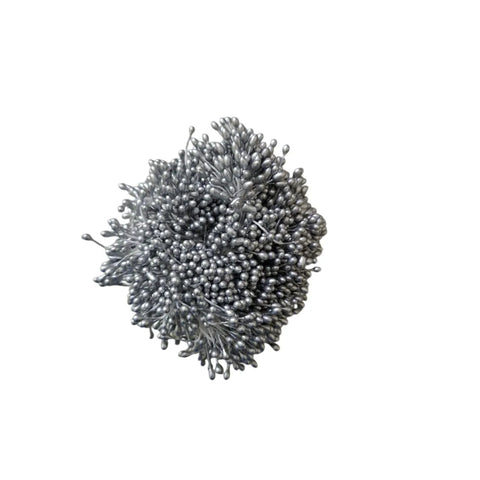 100 Pcs Mini Flower Stamens Artificial Pearl Pistil Double Heads DIY Floral Craft For Wedding Decor Needlework Scrapbooking
