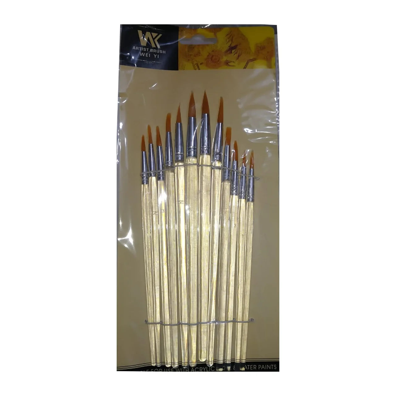 Transparent Stick Round Paint Brush - Pack Of 12 at Best Price in Pakistan. Best Art Supplies, Office & Stationery Store. ✓Free Delivery ✓Cash on Delivery ✓Deals