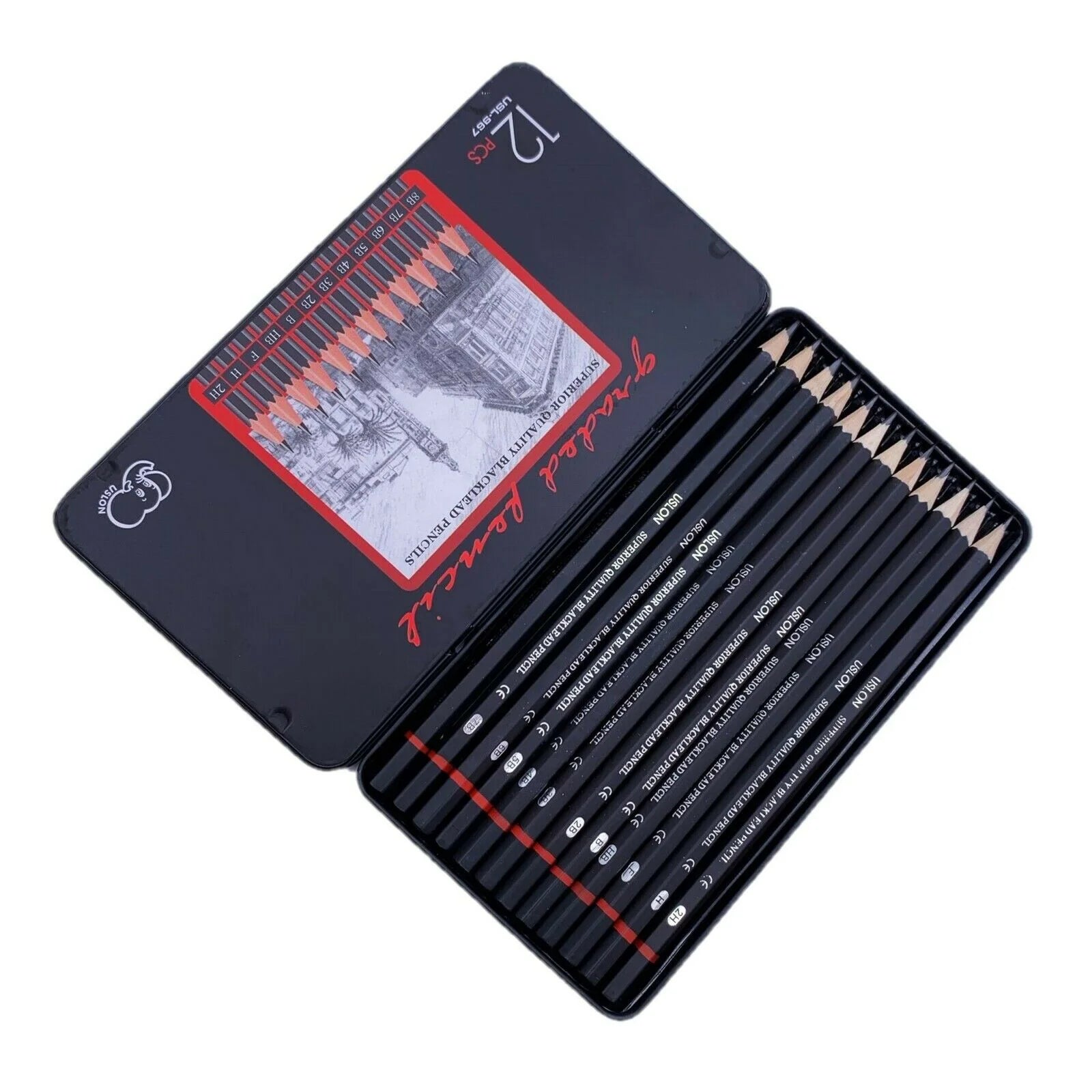 Find out the best prices of sketch pencil set at Qasimstationers.pk online stationery shop for more graphite, charcoal, and drawing pencils Fast shipping with cash on delivery service Professional Sketch and Drawing pencils set, Pastel Pencils, Black Charcoal Pencils, White charcoal Pencils, Soft Core, Artist Sketching Drawing Pencils Art Supplies
