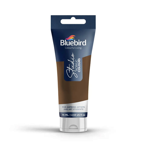 Bluebird 75ml Studio Acrylic Colors Paint Tubes Basic Colors