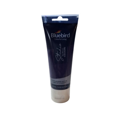 Bluebird 75ml Studio Acrylic Colors Paint Tubes Basic Colors