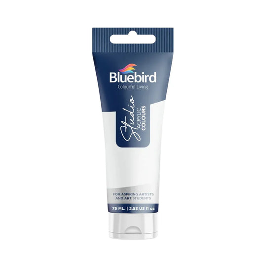 Bluebird 75ml Studio Acrylic Colors Paint Tubes Basic Colors