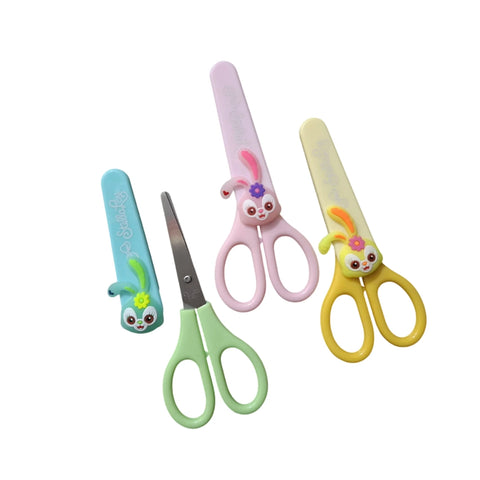 Cute Cartoon Safety Scissors for Kids – Colorful & Fun Design, Child-Friendly