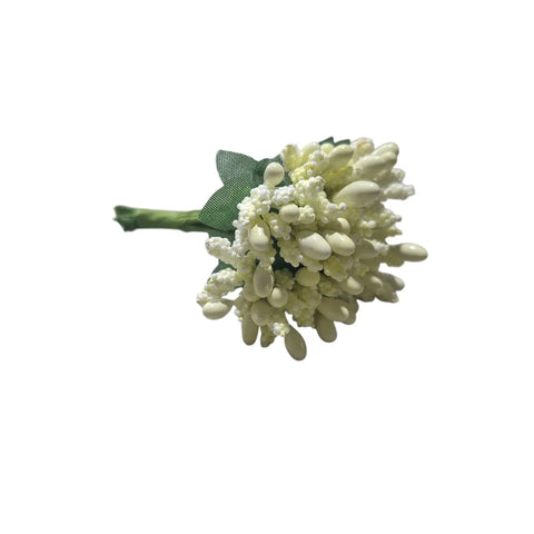 Artificial Fancy Flowers Stamens for Wedding Party, Wreath, Tiara, Jewelry Making, 12 Pollen Bunch