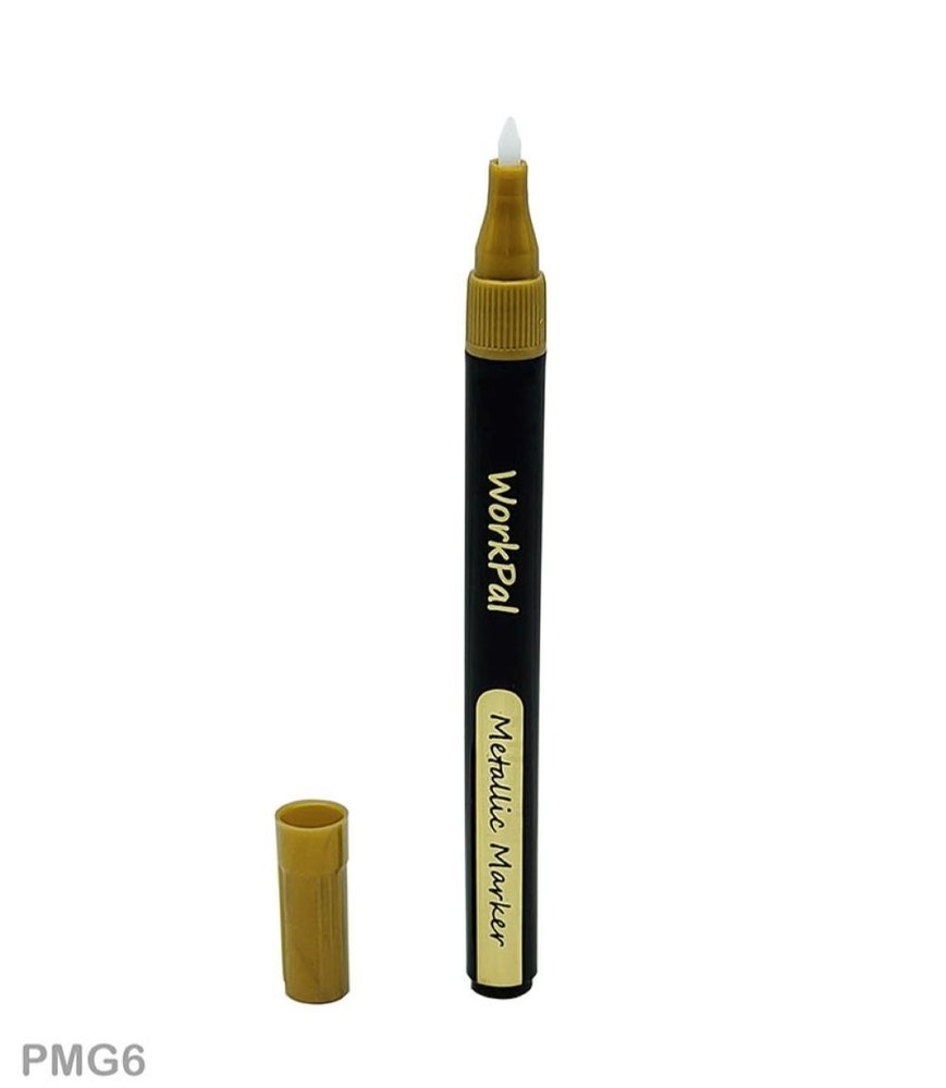 Workpal Metallic Marker Pen - Fine Point Nib Double Head Marker 1 Pc