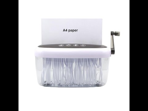 A4 size Paper Shredder to Cut Quilling Strips Manual Shredder