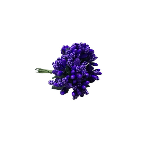 Artificial Fancy Flowers Stamens for Wedding Party, Wreath, Tiara, Jewelry Making, 12 Pollen Bunch