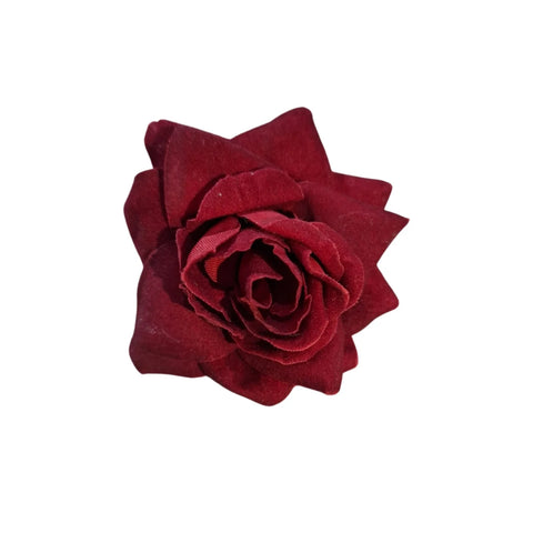 Artificial Velvet Flowers – Pack of 7 Soft Decorative Craft & Home Decor Flowers