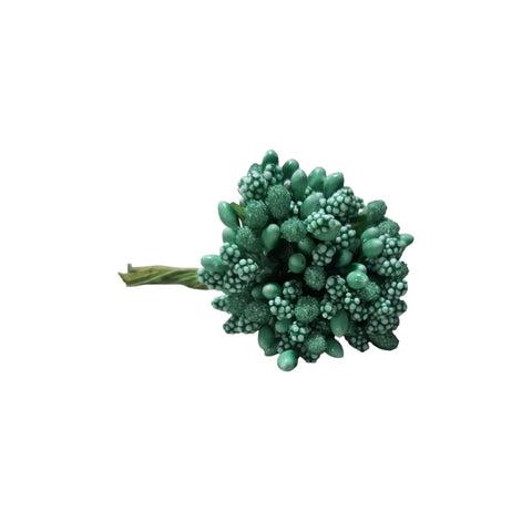 Artificial Fancy Flowers Stamens for Wedding Party, Wreath, Tiara, Jewelry Making, 12 Pollen Bunch