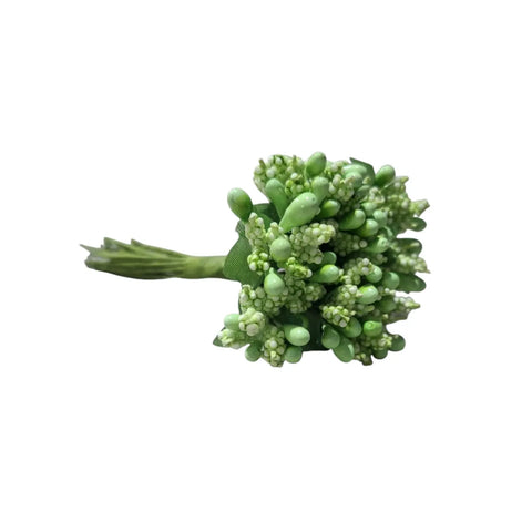 Artificial Fancy Flowers Stamens for Wedding Party, Wreath, Tiara, Jewelry Making, 12 Pollen Bunch