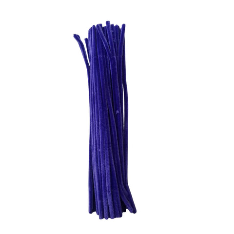 Pack of 100 - Pipe Cleaner velvet Sticks